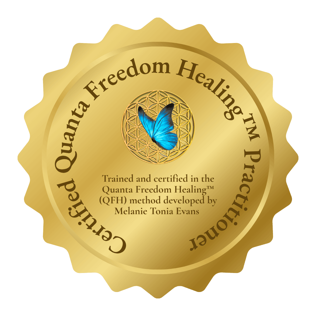 Quanta Freedom Healing certified practitioner seal